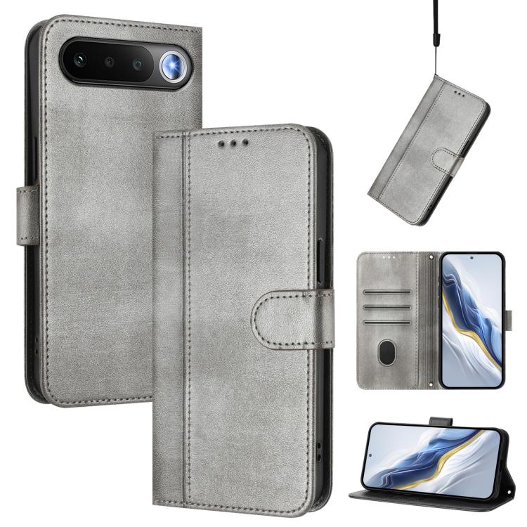 Line Splicing Buckle Retro Leather Phone Case, For Realme 16 5G Global, For Realme 16 Pro+ 5G Global, For Realme 16 Pro 5G Global, For Realme C71 4G India / Note 70 4G, For Realme C85 5G / 15x 5G India, For Realme P4 Pro 5G