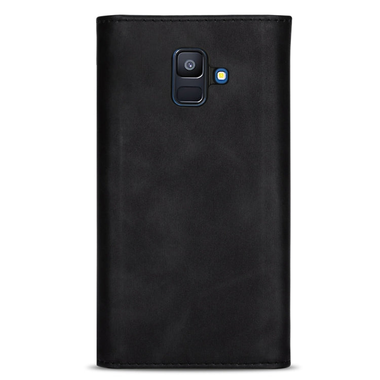 Skin Feel Zipper Horizontal Flip Leather Case with Holder & Card Slots & Photo Frame & Lanyard & Long Rope, For Samsung Galaxy A6 (2018), For Samsung Galaxy A7 (2018) / A750, For Samsung Galaxy J4 (2018), For Samsung Galaxy J7 (2018)                   ...