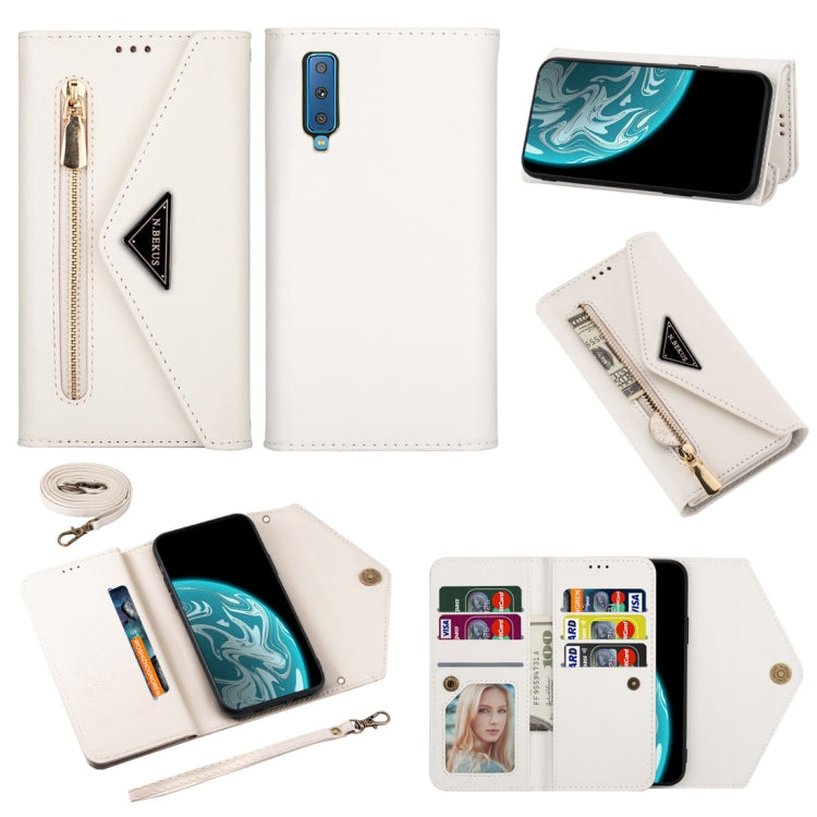 Skin Feel Zipper Horizontal Flip Leather Case with Holder & Card Slots & Photo Frame & Lanyard & Long Rope, For Samsung Galaxy A6 (2018), For Samsung Galaxy A7 (2018) / A750, For Samsung Galaxy J4 (2018), For Samsung Galaxy J7 (2018)                   ...