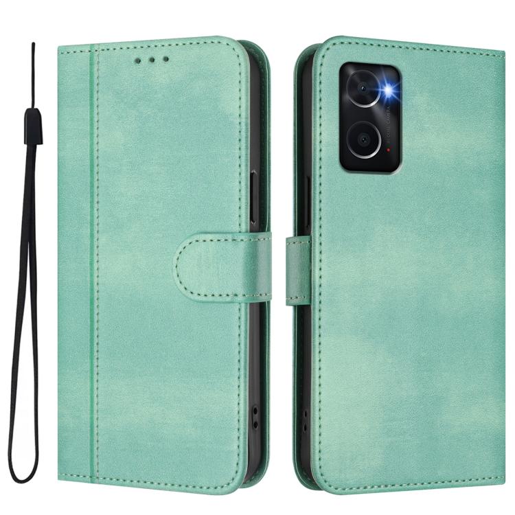 Line Splicing Buckle Retro Leather Phone Case, For OPPO A36 4G / A76 4G / A96 4G, For OPPO A16e, For OPPO Find X5 Pro, For OPPO Find X5, For OPPO Reno7 5G Global / Find X5 Lite, For OPPO A56 5G / A55 5G / A54 4G
