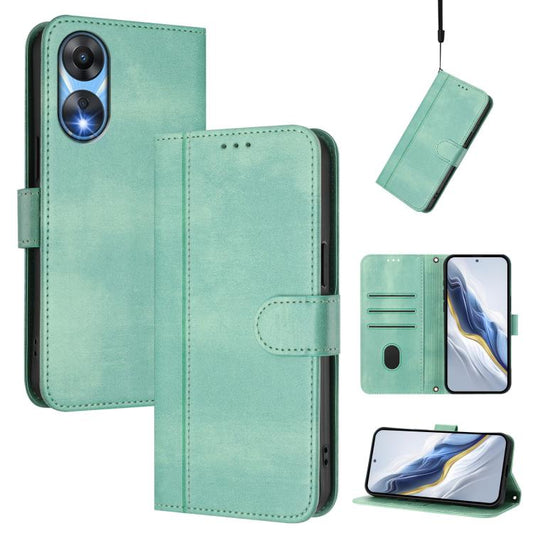 Line Splicing Buckle Retro Leather Phone Case, For OPPO A78 5G Global / A1x 5G, For OPPO Reno8 T 4G Global, For OPPO Find X6 Pro 5G, For OPPO Find X6 5G, For OPPO A1 Pro 5G / Reno8 T 5G Global, For OPPO Reno8 4G / Reno7 4G Global