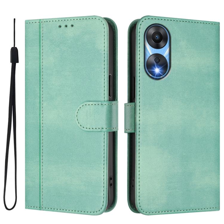 Line Splicing Buckle Retro Leather Phone Case, For OPPO A78 5G Global / A1x 5G, For OPPO Reno8 T 4G Global, For OPPO Find X6 Pro 5G, For OPPO Find X6 5G, For OPPO A1 Pro 5G / Reno8 T 5G Global, For OPPO Reno8 4G / Reno7 4G Global