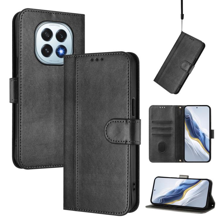 Line Splicing Buckle Retro Leather Phone Case, For OPPO Reno14 Pro Global, For OPPO Reno14 Global, For OPPO Find X8s+ 5G, For OPPO Find X8s 5G, For OPPO Find X8 Ultra 5G, For OPPO F29 5G Global