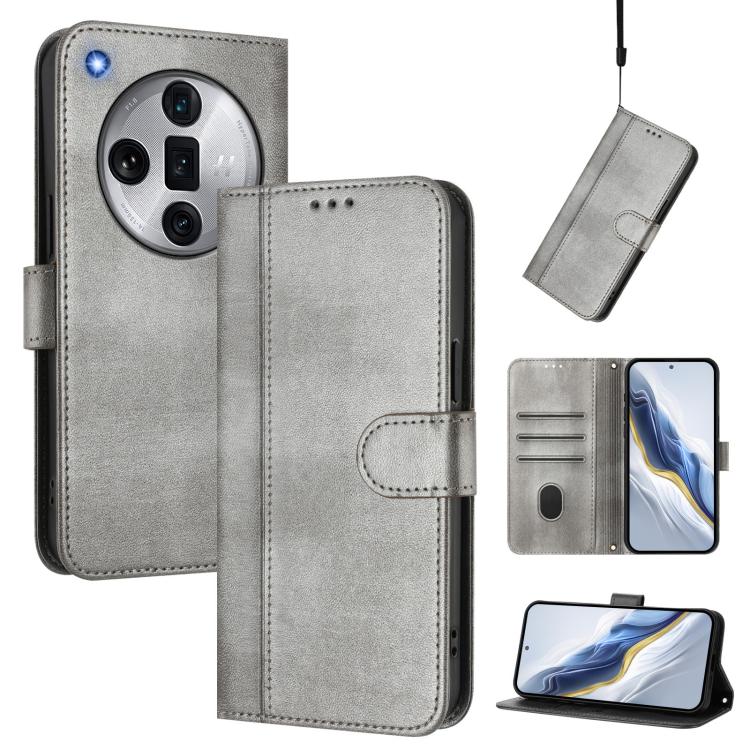 Line Splicing Buckle Retro Leather Phone Case, For OPPO Reno11 F 5G Global / F25 Pro 5G India, For OPPO Find X7, For OPPO Reno11 5G Global, For OPPO Reno11 Pro 5G Global, For OPPO Find X7 Ultra, For OPPO A38 4G / A18 4G Global