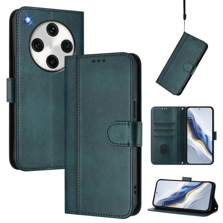 Line Splicing Buckle Retro Leather Phone Case, For OPPO Reno9 A, For OPPO A58 4G Global, For OPPO Reno10 5G / Reno10 Pro Global, For OPPO A78 4G Global, For OPPO A98 5G / F23 5G India, For OPPO Find X8 Pro 5G