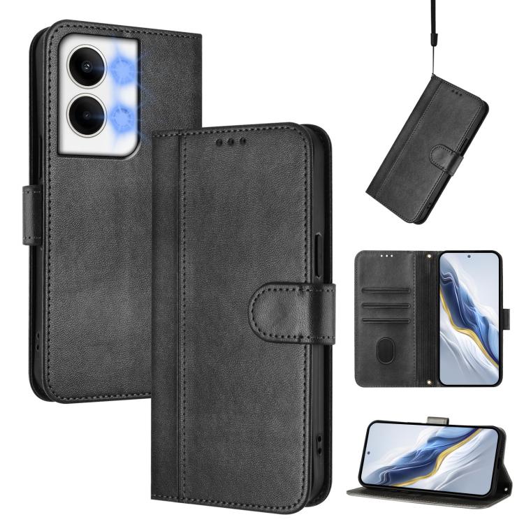 Line Splicing Buckle Retro Leather Phone Case, For OPPO A57 4G / A77 4G / A57s 4G Global, For OPPO Reno9 5G / Reno9 Pro 5G, For OPPO A17 4G / A17k, For OPPO K10 5G Global / A77 5G, For OPPO Reno8 Pro 5G Global, For OPPO Reno8 5G