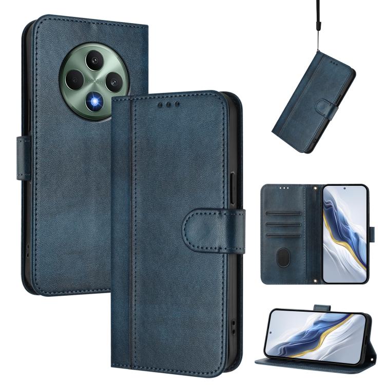 Line Splicing Buckle Retro Leather Phone Case, For OPPO Reno12 F 5G / 4G / F27 5G India, For OPPO K12x 5G Global, For OPPO Reno12 Pro 5G Global, For OPPO Reno12 5G Global, For OPPO A2 Pro 5G / F27 Pro 5G, For OPPO A60 4G Global
