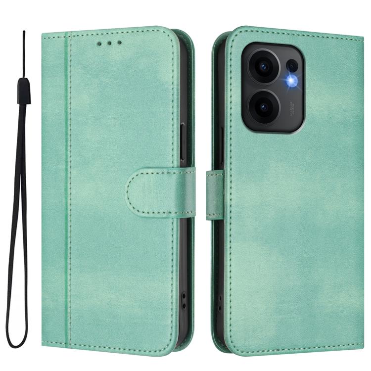 Line Splicing Buckle Retro Leather Phone Case, For OPPO Reno13 F 5G Global / 4G India, For OPPO Reno16 F 5G / Reno16 FS 5G, For OPPO Reno16 5G / Reno16 Pro 5G Global, For OPPO Find X9s Pro, For OPPO Find X9 Ultra, For OPPO Find X9
