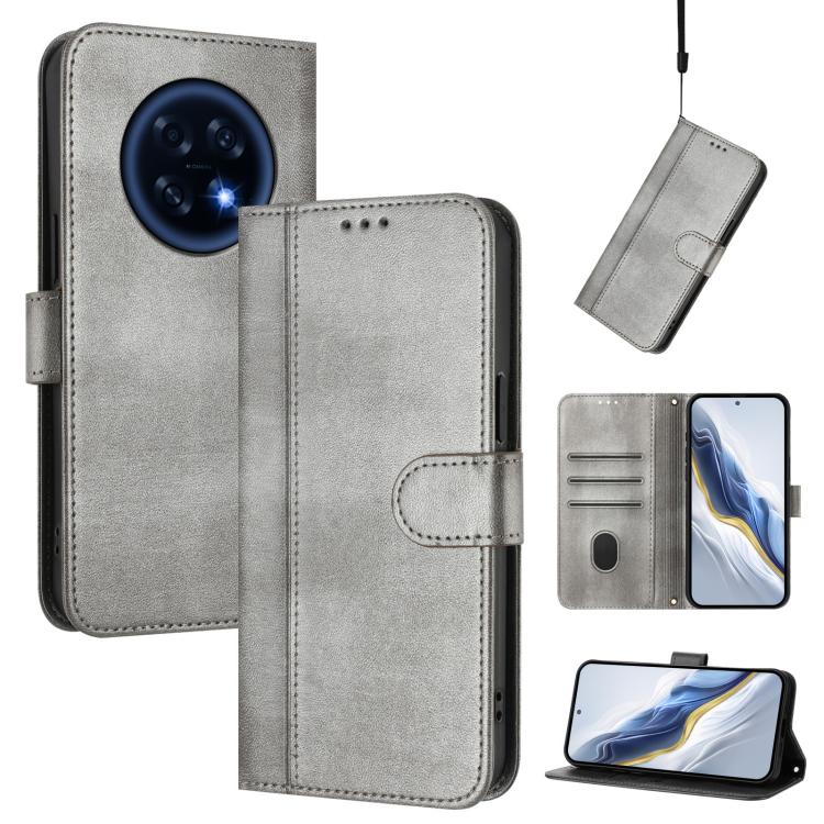 Line Splicing Buckle Retro Leather Phone Case, For OPPO A6 GT 5G, For OPPO Find X9 Pro, For OPPO K13 Turbo / K13 Turbo Pro, For OPPO Reno14 F 5G, For OPPO A5x 5G / 4G Global, For OPPO A5 5G Global