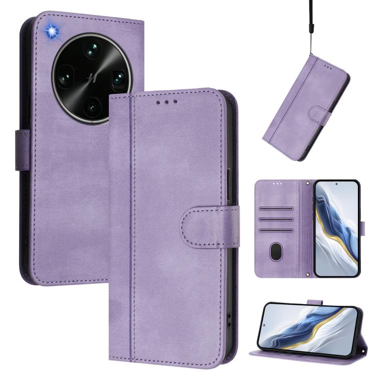 Line Splicing Buckle Retro Leather Phone Case, For OPPO Reno13 F 5G Global / 4G India, For OPPO Reno16 F 5G / Reno16 FS 5G, For OPPO Reno16 5G / Reno16 Pro 5G Global, For OPPO Find X9s Pro, For OPPO Find X9 Ultra, For OPPO Find X9