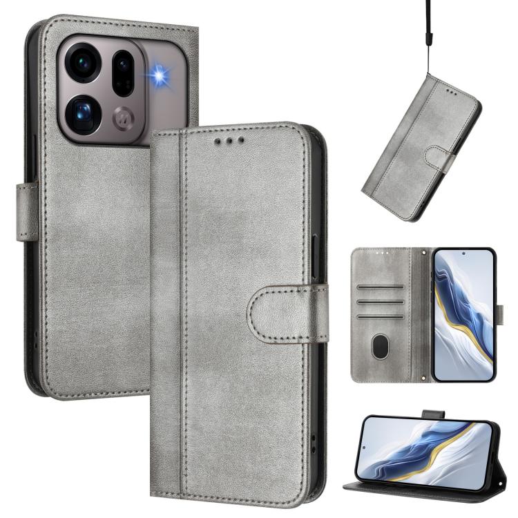 Line Splicing Buckle Retro Leather Phone Case, For OPPO Reno13 F 5G Global / 4G India, For OPPO Reno16 F 5G / Reno16 FS 5G, For OPPO Reno16 5G / Reno16 Pro 5G Global, For OPPO Find X9s Pro, For OPPO Find X9 Ultra, For OPPO Find X9