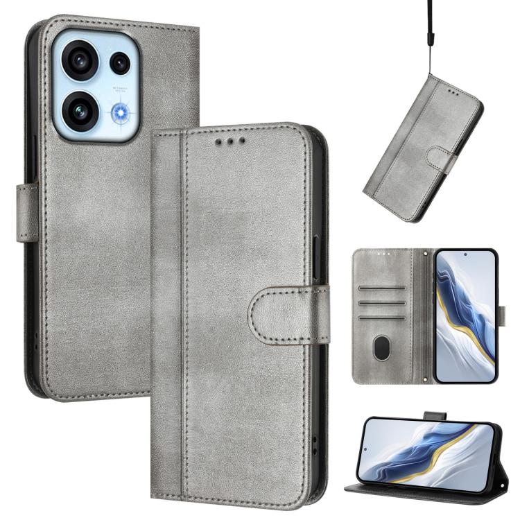 Line Splicing Buckle Retro Leather Phone Case, For OPPO Reno13 F 5G Global / 4G India, For OPPO Reno16 F 5G / Reno16 FS 5G, For OPPO Reno16 5G / Reno16 Pro 5G Global, For OPPO Find X9s Pro, For OPPO Find X9 Ultra, For OPPO Find X9