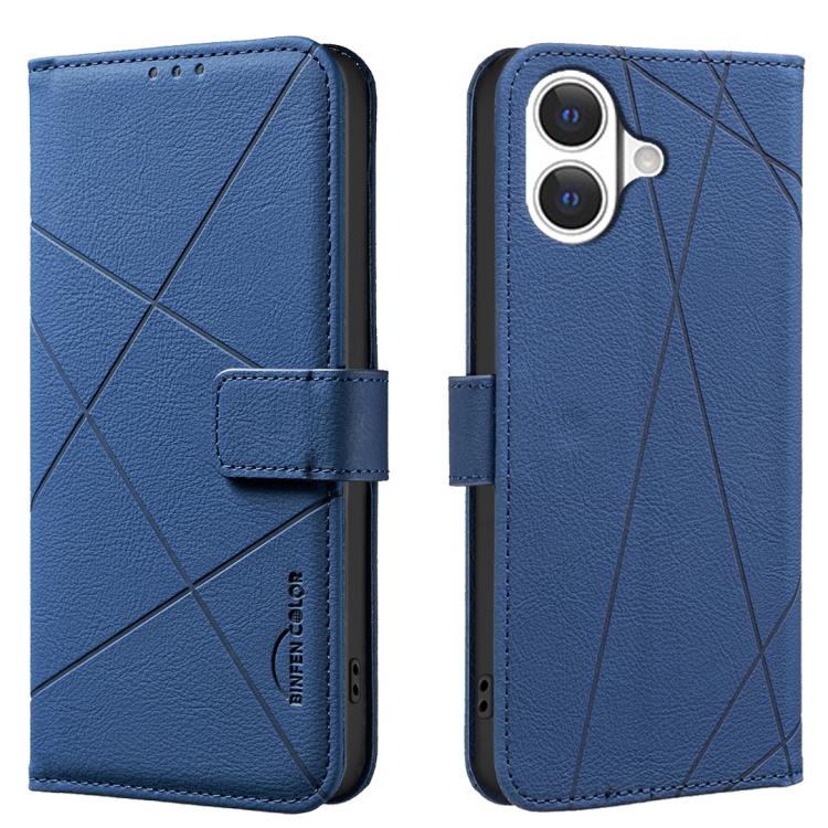 Geometric Pattern RFID Leather Phone Case, For iPhone 18 Pro/17 Pro, For iPhone 18 Pro Max/17 Pro Max, For iPhone 16e / 17e, For iPhone 17, For iPhone Air, For iPhone 16 Pro Max, For iPhone 16 Pro, For iPhone 16 Plus