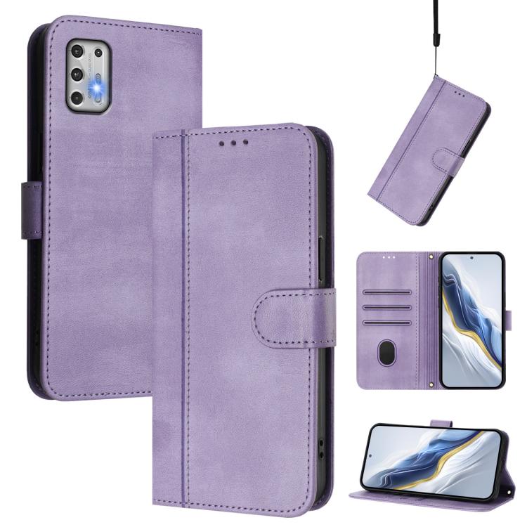 Line Splicing Buckle Retro Leather Phone Case, For Motorola Moto G Power 2021, For Motorola Moto G Play 2021, For Motorola Moto G Stylus 5G 2021, For Motorola Moto G Stylus 4G 2021