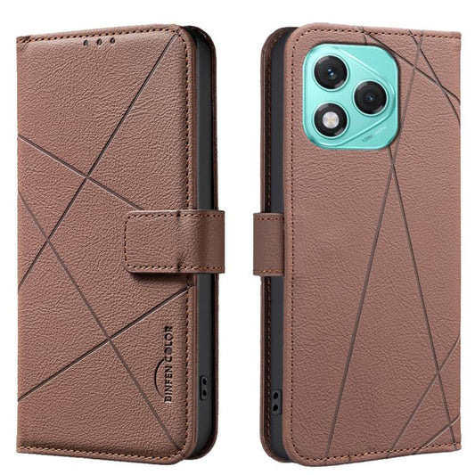 Geometric Pattern RFID Leather Phone Case, For Honor 400 Lite Global, For Honor 400 Global 156.5mm, For Honor X8C, For Honor X9C 5G / Magic7 Lite, For Honor 300 Pro 5G / 300 Ultra 5G, For Honor 300, For Honor X5B, For Honor X7C / 200 Smart