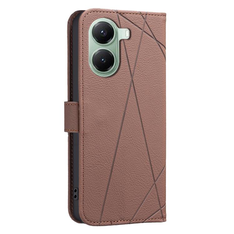 Geometric Pattern RFID Leather Phone Case, For Redmi Turbo 4, For Redmi 14C, For Redmi Note 14 5G, For Redmi Note 14 Pro 4G, For Redmi Note 14 4G 16.25mm, For Redmi Note 14 Pro 5G / 14 Pro+ 5G, For Redmi A3, For Redmi Note 13 Pro 4G