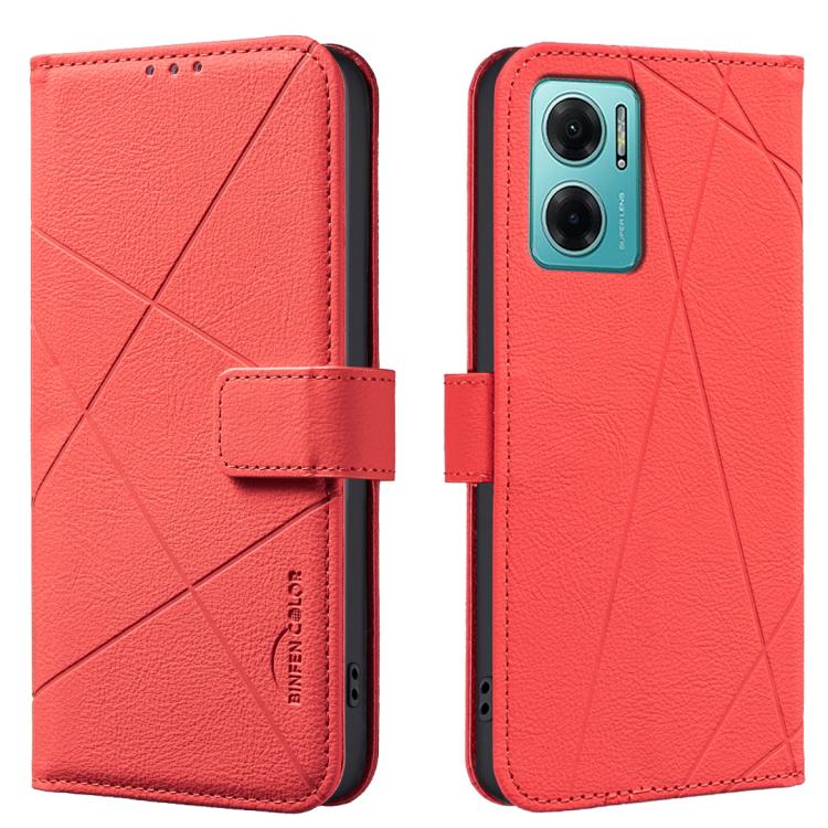 Geometric Pattern RFID Leather Phone Case, For Redmi Note 12 5G Global, For Redmi Note 11 Pro / 11 Pro 5G Global, For Redmi 10 2022 / Note 11 4G, For Redmi Note 10 5G / 10T 5G, For Redmi Note 10 4G / Note 10S, For Redmi Note 10 Pro Max / Note 10 Pro