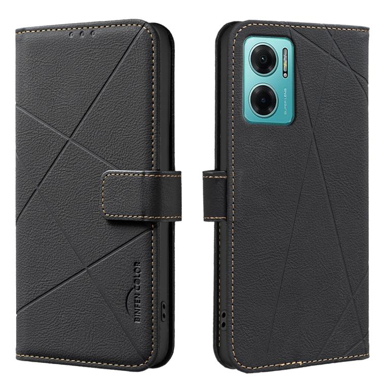 Geometric Pattern RFID Leather Phone Case, For Redmi 12C, For Redmi Note 12 Pro+ Global, For Redmi Note 12 Pro 5G Global, For Redmi Note 12 5G Global, For Redmi Note 11 Pro / 11 Pro 5G Global, For Redmi 10 2022 / Note 11 4G, For Redmi Note 10 5G / 10T ...