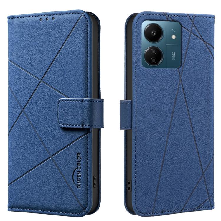 Geometric Pattern RFID Leather Phone Case, For Redmi Note 14 4G 16.25mm, For Redmi Note 14 Pro 5G / 14 Pro+ 5G, For Redmi A3, For Redmi Note 13 Pro 4G, For Redmi Note 13 4G, For Redmi K70E, For Redmi Note 13 5G, For Redmi 13C