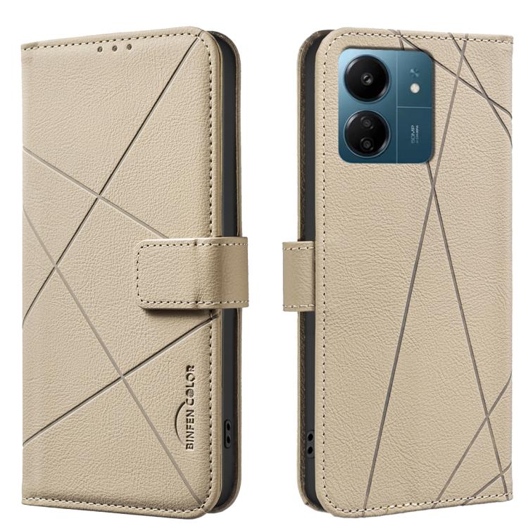 Geometric Pattern RFID Leather Phone Case, For Redmi Note 14 4G 16.25mm, For Redmi Note 14 Pro 5G / 14 Pro+ 5G, For Redmi A3, For Redmi Note 13 Pro 4G, For Redmi Note 13 4G, For Redmi K70E, For Redmi Note 13 5G, For Redmi 13C