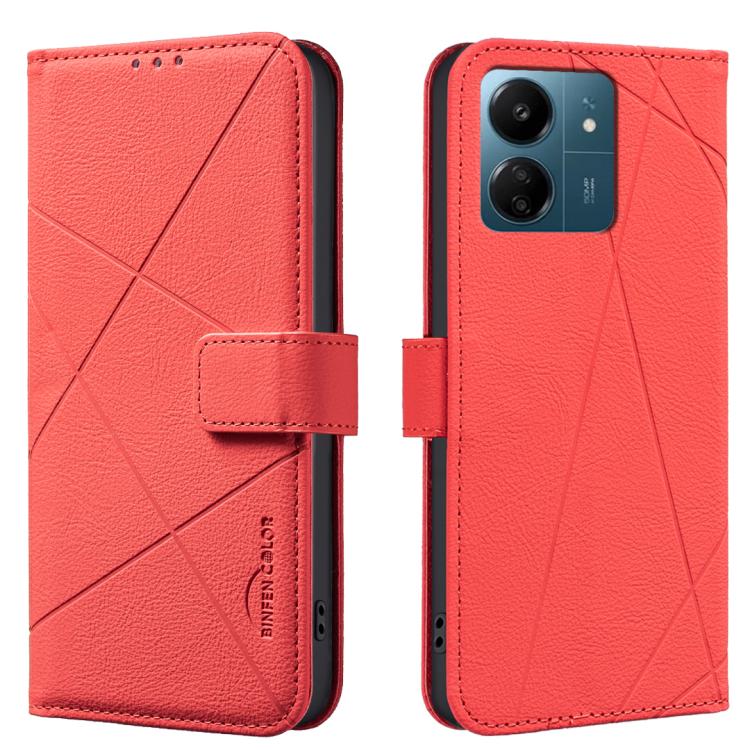 Geometric Pattern RFID Leather Phone Case, For Redmi Note 14 4G 16.25mm, For Redmi Note 14 Pro 5G / 14 Pro+ 5G, For Redmi A3, For Redmi Note 13 Pro 4G, For Redmi Note 13 4G, For Redmi K70E, For Redmi Note 13 5G, For Redmi 13C