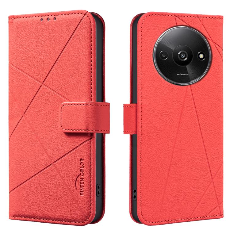 Geometric Pattern RFID Leather Phone Case, For Redmi Note 14 4G 16.25mm, For Redmi Note 14 Pro 5G / 14 Pro+ 5G, For Redmi A3, For Redmi Note 13 Pro 4G, For Redmi Note 13 4G, For Redmi K70E, For Redmi Note 13 5G, For Redmi 13C