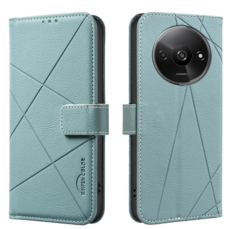 Geometric Pattern RFID Leather Phone Case, For Redmi Note 14 4G 16.25mm, For Redmi Note 14 Pro 5G / 14 Pro+ 5G, For Redmi A3, For Redmi Note 13 Pro 4G, For Redmi Note 13 4G, For Redmi K70E, For Redmi Note 13 5G, For Redmi 13C