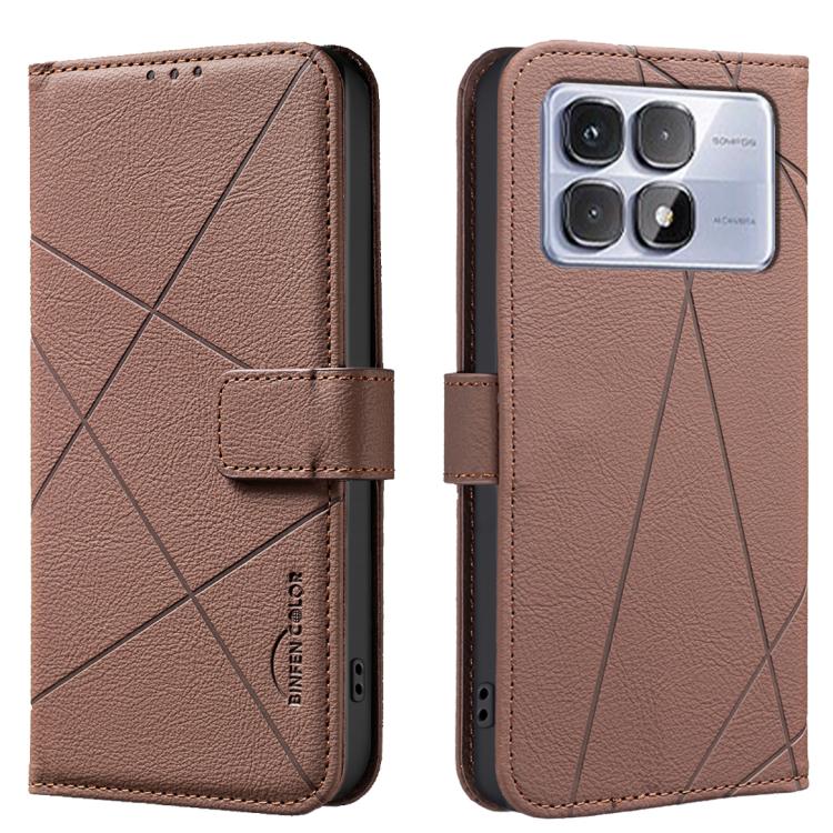 Geometric Pattern RFID Leather Phone Case, For Redmi Note 13 Pro+ 5G, For Redmi Note 13 Pro 5G, For Redmi K60 Ultra, For Redmi K70 / K70 Pro, For Redmi 12 4G, For Redmi Note 12 Turbo, For Redmi Note 11 / 11S / 12S 6.43inch, For Redmi Note 12 4G