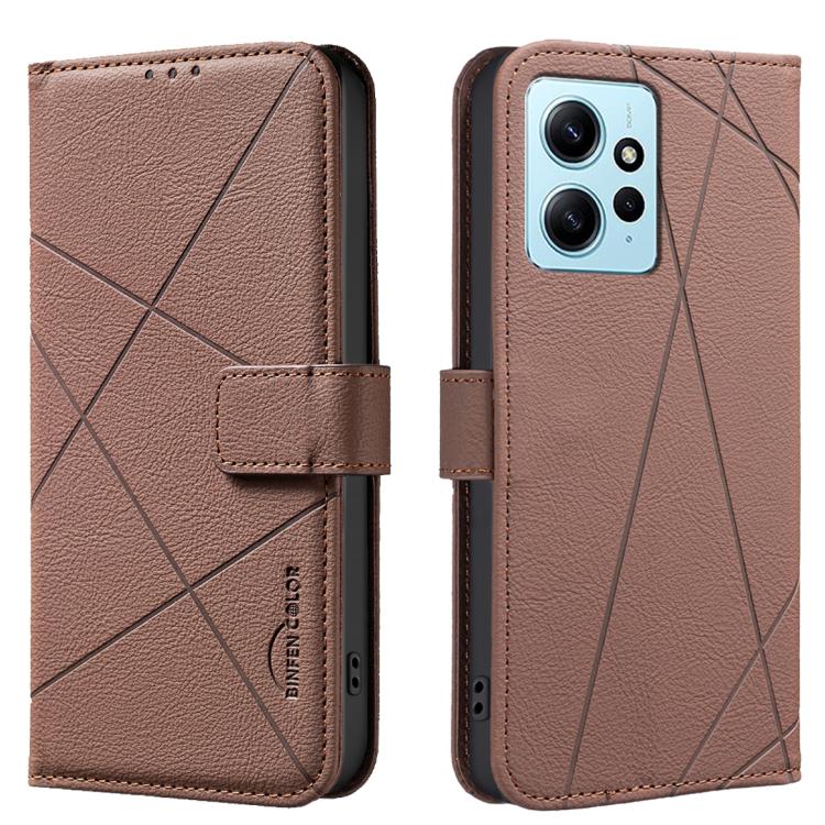 Geometric Pattern RFID Leather Phone Case, For Redmi Note 13 Pro+ 5G, For Redmi Note 13 Pro 5G, For Redmi K60 Ultra, For Redmi K70 / K70 Pro, For Redmi 12 4G, For Redmi Note 12 Turbo, For Redmi Note 11 / 11S / 12S 6.43inch, For Redmi Note 12 4G