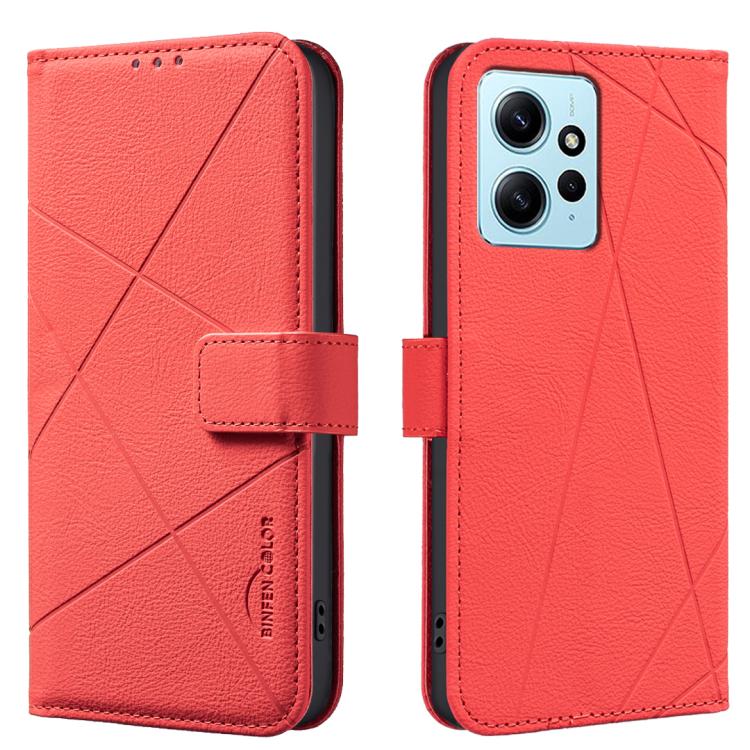 Geometric Pattern RFID Leather Phone Case, For Redmi Note 13 Pro+ 5G, For Redmi Note 13 Pro 5G, For Redmi K60 Ultra, For Redmi K70 / K70 Pro, For Redmi 12 4G, For Redmi Note 12 Turbo, For Redmi Note 11 / 11S / 12S 6.43inch, For Redmi Note 12 4G