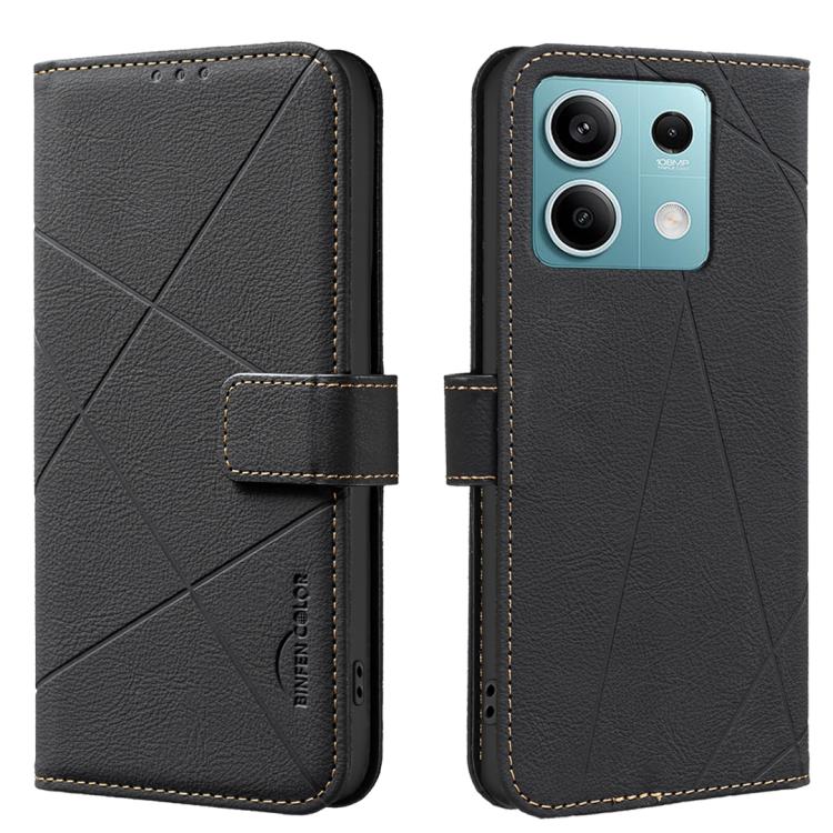 Geometric Pattern RFID Leather Phone Case, For Redmi Note 14 4G 16.25mm, For Redmi Note 14 Pro 5G / 14 Pro+ 5G, For Redmi A3, For Redmi Note 13 Pro 4G, For Redmi Note 13 4G, For Redmi K70E, For Redmi Note 13 5G, For Redmi 13C