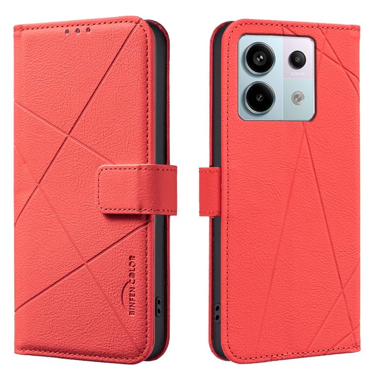 Geometric Pattern RFID Leather Phone Case, For Redmi Note 13 Pro+ 5G, For Redmi Note 13 Pro 5G, For Redmi K60 Ultra, For Redmi K70 / K70 Pro, For Redmi 12 4G, For Redmi Note 12 Turbo, For Redmi Note 11 / 11S / 12S 6.43inch, For Redmi Note 12 4G
