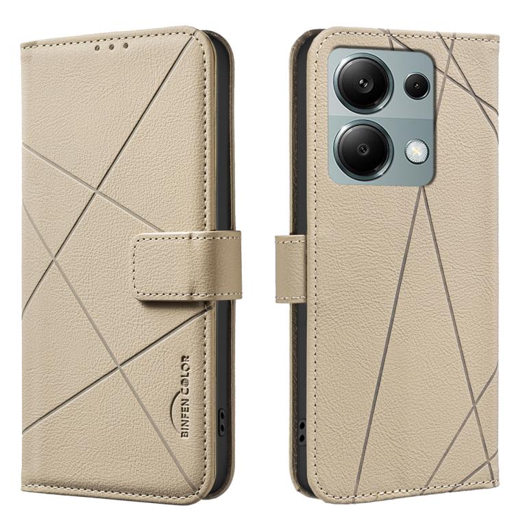 Geometric Pattern RFID Leather Phone Case, For Redmi Note 14 4G 16.25mm, For Redmi Note 14 Pro 5G / 14 Pro+ 5G, For Redmi A3, For Redmi Note 13 Pro 4G, For Redmi Note 13 4G, For Redmi K70E, For Redmi Note 13 5G, For Redmi 13C