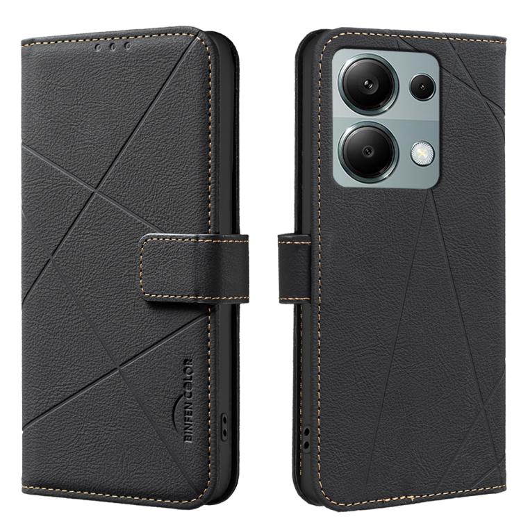 Geometric Pattern RFID Leather Phone Case, For Redmi Note 14 4G 16.25mm, For Redmi Note 14 Pro 5G / 14 Pro+ 5G, For Redmi A3, For Redmi Note 13 Pro 4G, For Redmi Note 13 4G, For Redmi K70E, For Redmi Note 13 5G, For Redmi 13C