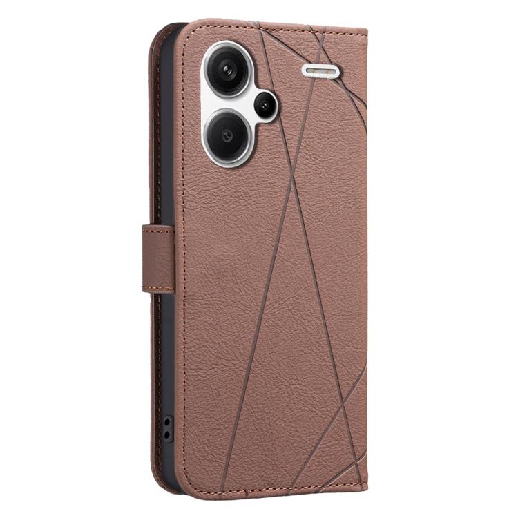 Geometric Pattern RFID Leather Phone Case, For Redmi Note 13 Pro+ 5G, For Redmi Note 13 Pro 5G, For Redmi K60 Ultra, For Redmi K70 / K70 Pro, For Redmi 12 4G, For Redmi Note 12 Turbo, For Redmi Note 11 / 11S / 12S 6.43inch, For Redmi Note 12 4G