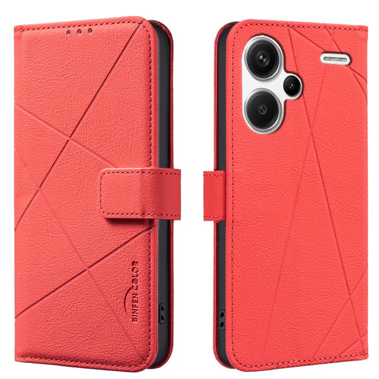 Geometric Pattern RFID Leather Phone Case, For Redmi Note 13 Pro+ 5G, For Redmi Note 13 Pro 5G, For Redmi K60 Ultra, For Redmi K70 / K70 Pro, For Redmi 12 4G, For Redmi Note 12 Turbo, For Redmi Note 11 / 11S / 12S 6.43inch, For Redmi Note 12 4G