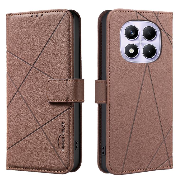 Geometric Pattern RFID Leather Phone Case, For Redmi K90/Poco F8 Pro, For Redmi 15C 5G / 4G EU 173mm, For Redmi 15 5G Global / 15 4G SEA 169.5mm, For Redmi Turbo 4 Pro, For Redmi Turbo 4, For Redmi 14C, For Redmi Note 14 5G, For Redmi Note 14 Pro 4G