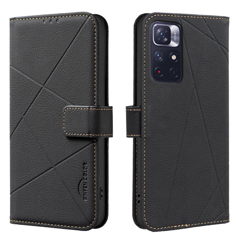 Geometric Pattern RFID Leather Phone Case, For Redmi Note 13 Pro+ 5G, For Redmi Note 13 Pro 5G, For Redmi K60 Ultra, For Redmi K70 / K70 Pro, For Redmi 12 4G, For Redmi Note 12 Turbo, For Redmi Note 11 / 11S / 12S 6.43inch, For Redmi Note 12 4G