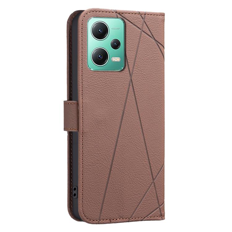 Geometric Pattern RFID Leather Phone Case, For Redmi Note 12 5G Global, For Redmi Note 11 Pro / 11 Pro 5G Global, For Redmi 10 2022 / Note 11 4G, For Redmi Note 10 5G / 10T 5G, For Redmi Note 10 4G / Note 10S, For Redmi Note 10 Pro Max / Note 10 Pro
