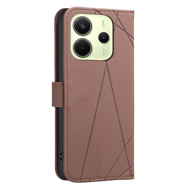 Geometric Pattern RFID Leather Phone Case, For Redmi Note 14 4G 16.25mm, For Redmi Note 14 Pro 5G / 14 Pro+ 5G, For Redmi A3, For Redmi Note 13 Pro 4G, For Redmi Note 13 4G, For Redmi K70E, For Redmi Note 13 5G, For Redmi 13C
