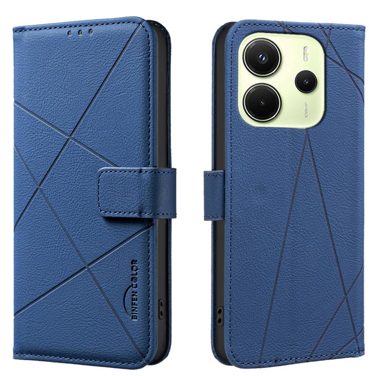 Geometric Pattern RFID Leather Phone Case, For Redmi Note 14 4G 16.25mm, For Redmi Note 14 Pro 5G / 14 Pro+ 5G, For Redmi A3, For Redmi Note 13 Pro 4G, For Redmi Note 13 4G, For Redmi K70E, For Redmi Note 13 5G, For Redmi 13C