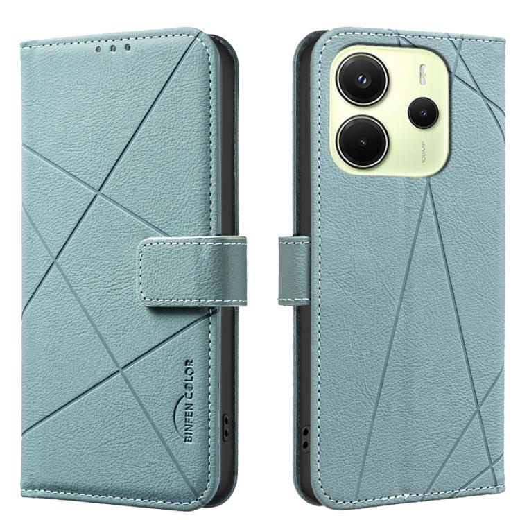 Geometric Pattern RFID Leather Phone Case, For Redmi Note 14 4G 16.25mm, For Redmi Note 14 Pro 5G / 14 Pro+ 5G, For Redmi A3, For Redmi Note 13 Pro 4G, For Redmi Note 13 4G, For Redmi K70E, For Redmi Note 13 5G, For Redmi 13C