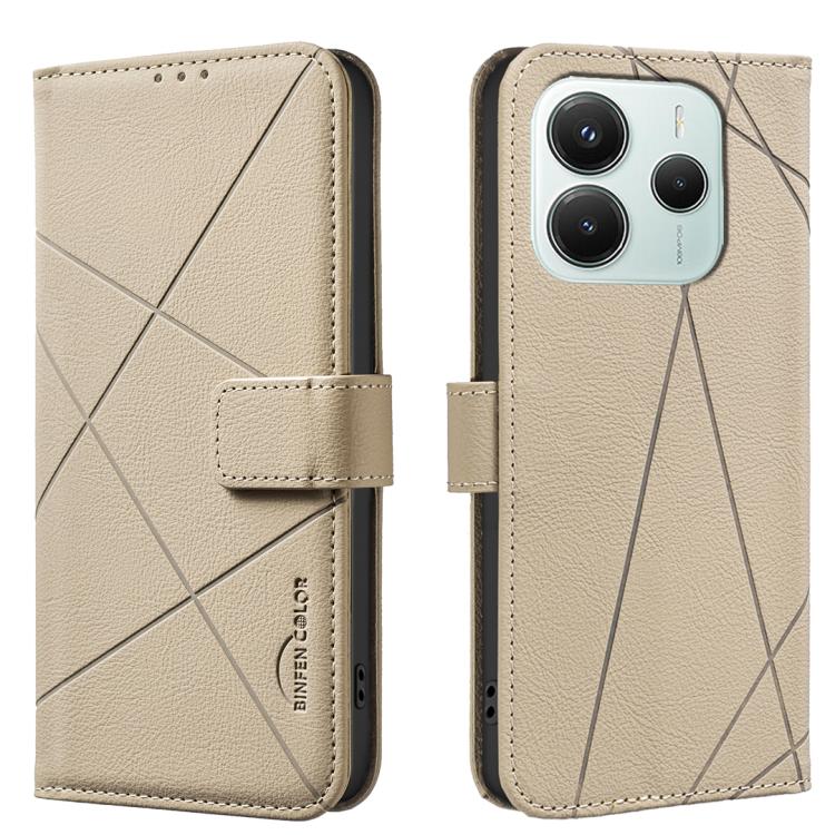 Geometric Pattern RFID Leather Phone Case, For Redmi K90/Poco F8 Pro, For Redmi 15C 5G / 4G EU 173mm, For Redmi 15 5G Global / 15 4G SEA 169.5mm, For Redmi Turbo 4 Pro, For Redmi Turbo 4, For Redmi 14C, For Redmi Note 14 5G, For Redmi Note 14 Pro 4G