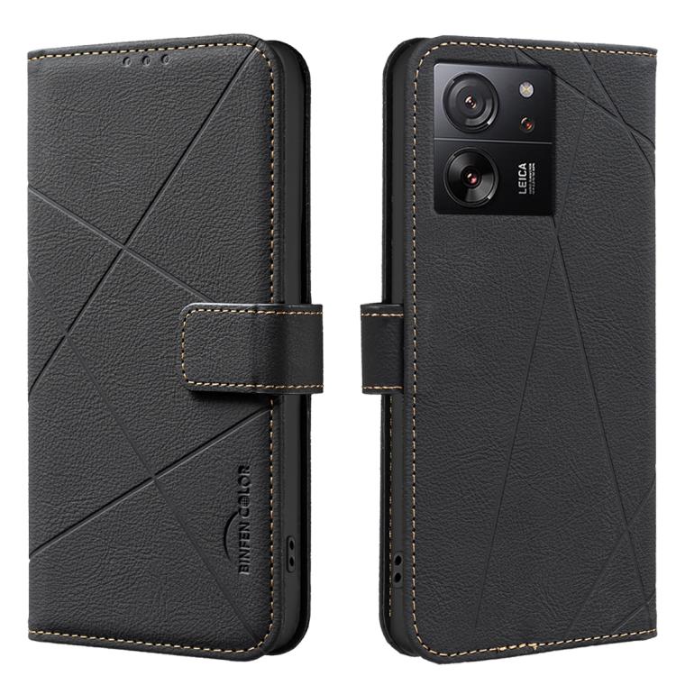 Geometric Pattern RFID Leather Phone Case, For Redmi Note 13 Pro+ 5G, For Redmi Note 13 Pro 5G, For Redmi K60 Ultra, For Redmi K70 / K70 Pro, For Redmi 12 4G, For Redmi Note 12 Turbo, For Redmi Note 11 / 11S / 12S 6.43inch, For Redmi Note 12 4G