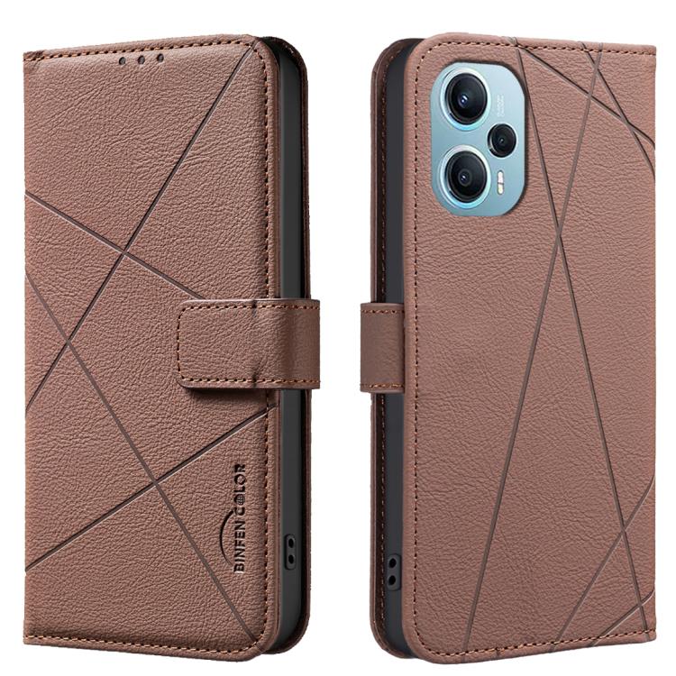 Geometric Pattern RFID Leather Phone Case, For Redmi Note 13 Pro+ 5G, For Redmi Note 13 Pro 5G, For Redmi K60 Ultra, For Redmi K70 / K70 Pro, For Redmi 12 4G, For Redmi Note 12 Turbo, For Redmi Note 11 / 11S / 12S 6.43inch, For Redmi Note 12 4G
