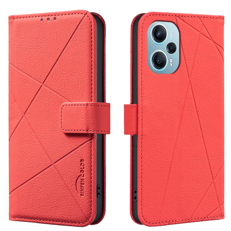 Geometric Pattern RFID Leather Phone Case, For Redmi Note 13 Pro+ 5G, For Redmi Note 13 Pro 5G, For Redmi K60 Ultra, For Redmi K70 / K70 Pro, For Redmi 12 4G, For Redmi Note 12 Turbo, For Redmi Note 11 / 11S / 12S 6.43inch, For Redmi Note 12 4G