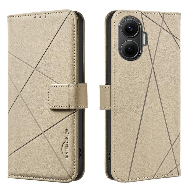 Geometric Pattern RFID Leather Phone Case, For Redmi K90/Poco F8 Pro, For Redmi 15C 5G / 4G EU 173mm, For Redmi 15 5G Global / 15 4G SEA 169.5mm, For Redmi Turbo 4 Pro, For Redmi Turbo 4, For Redmi 14C, For Redmi Note 14 5G, For Redmi Note 14 Pro 4G