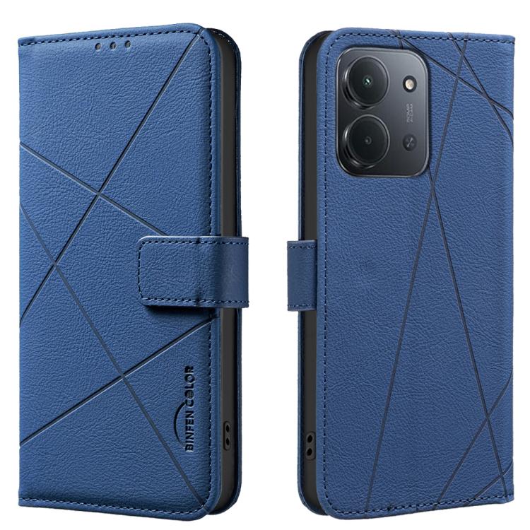 Geometric Pattern RFID Leather Phone Case, For Redmi K90/Poco F8 Pro, For Redmi 15C 5G / 4G EU 173mm, For Redmi 15 5G Global / 15 4G SEA 169.5mm, For Redmi Turbo 4 Pro, For Redmi Turbo 4, For Redmi 14C, For Redmi Note 14 5G, For Redmi Note 14 Pro 4G
