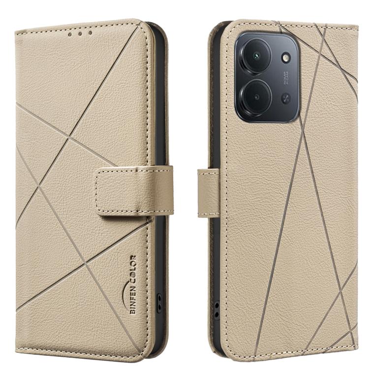 Geometric Pattern RFID Leather Phone Case, For Redmi K90/Poco F8 Pro, For Redmi 15C 5G / 4G EU 173mm, For Redmi 15 5G Global / 15 4G SEA 169.5mm, For Redmi Turbo 4 Pro, For Redmi Turbo 4, For Redmi 14C, For Redmi Note 14 5G, For Redmi Note 14 Pro 4G