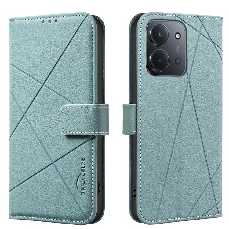 Geometric Pattern RFID Leather Phone Case, For Redmi K90/Poco F8 Pro, For Redmi 15C 5G / 4G EU 173mm, For Redmi 15 5G Global / 15 4G SEA 169.5mm, For Redmi Turbo 4 Pro, For Redmi Turbo 4, For Redmi 14C, For Redmi Note 14 5G, For Redmi Note 14 Pro 4G
